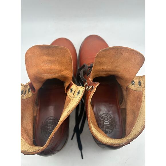 Wolverine 1000 Mile X Buffalo Trace Brown Tan Leather Lace Up Boots Men’s 10 - Picture 12 of 15